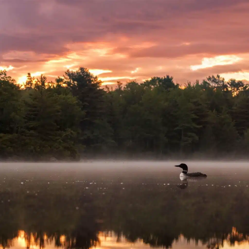 Rainy Loon Lake Morning - 10 Hours Sleep Sound