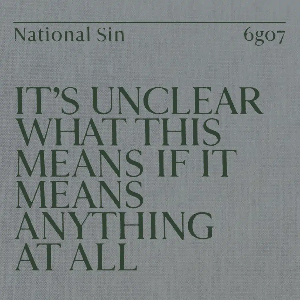 National Sin
