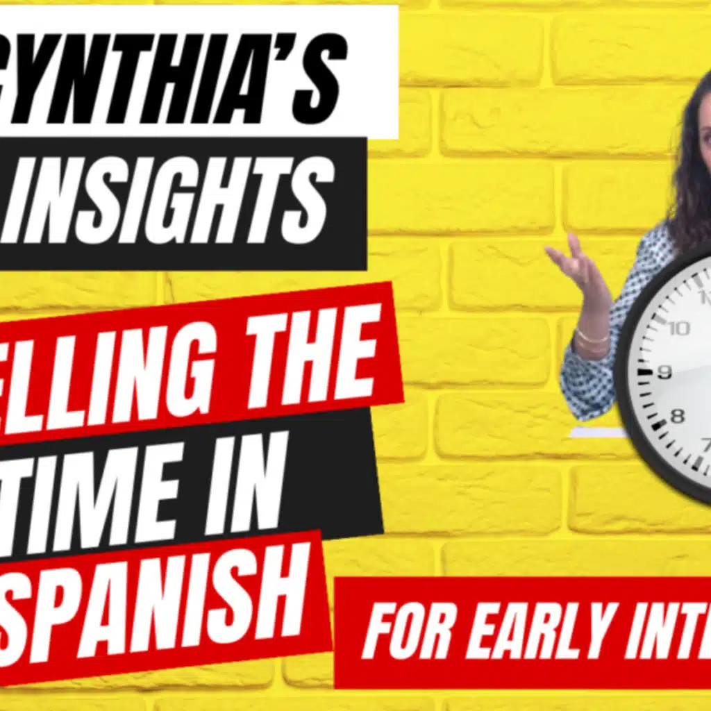 79 Early Inter Telling the time in Spanish