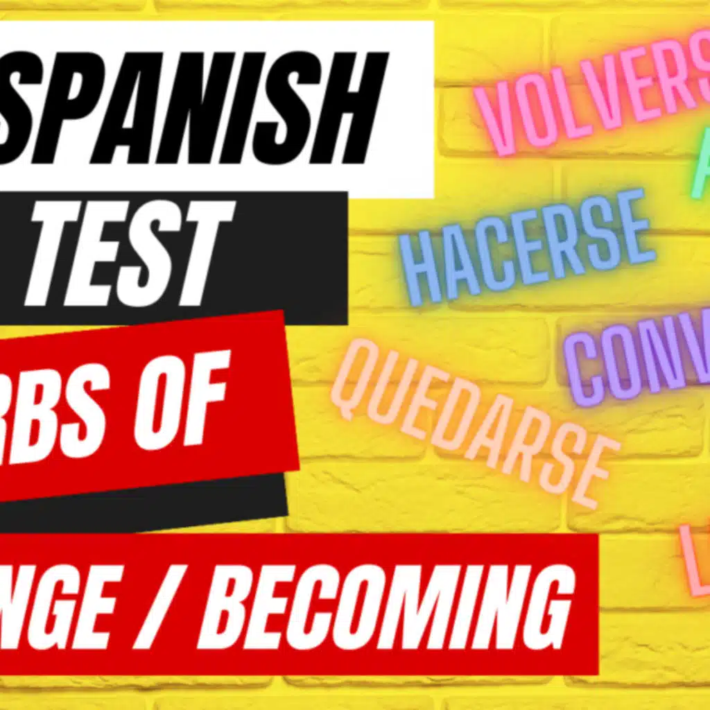 74 Early Inter Test your Spanish verbs