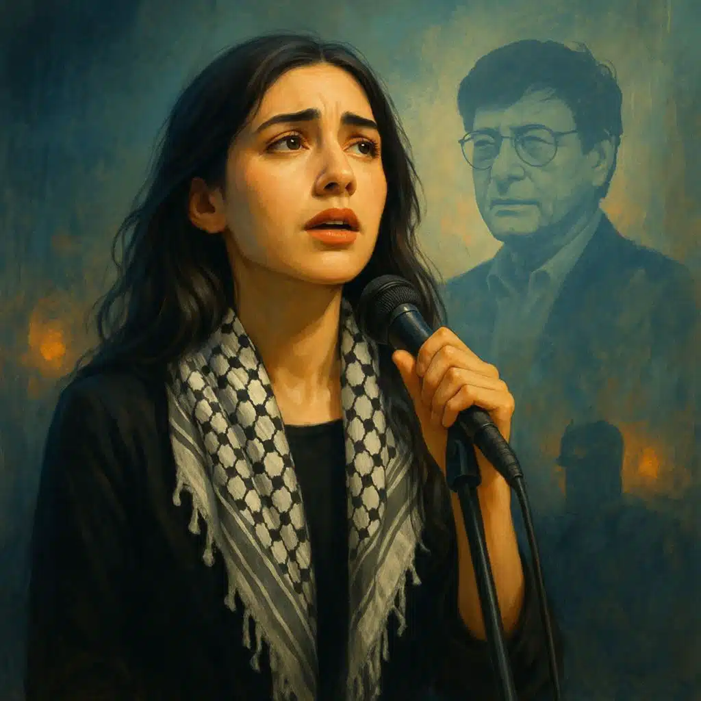 أَنَا مِنْ هُنَا | محمود درويش
