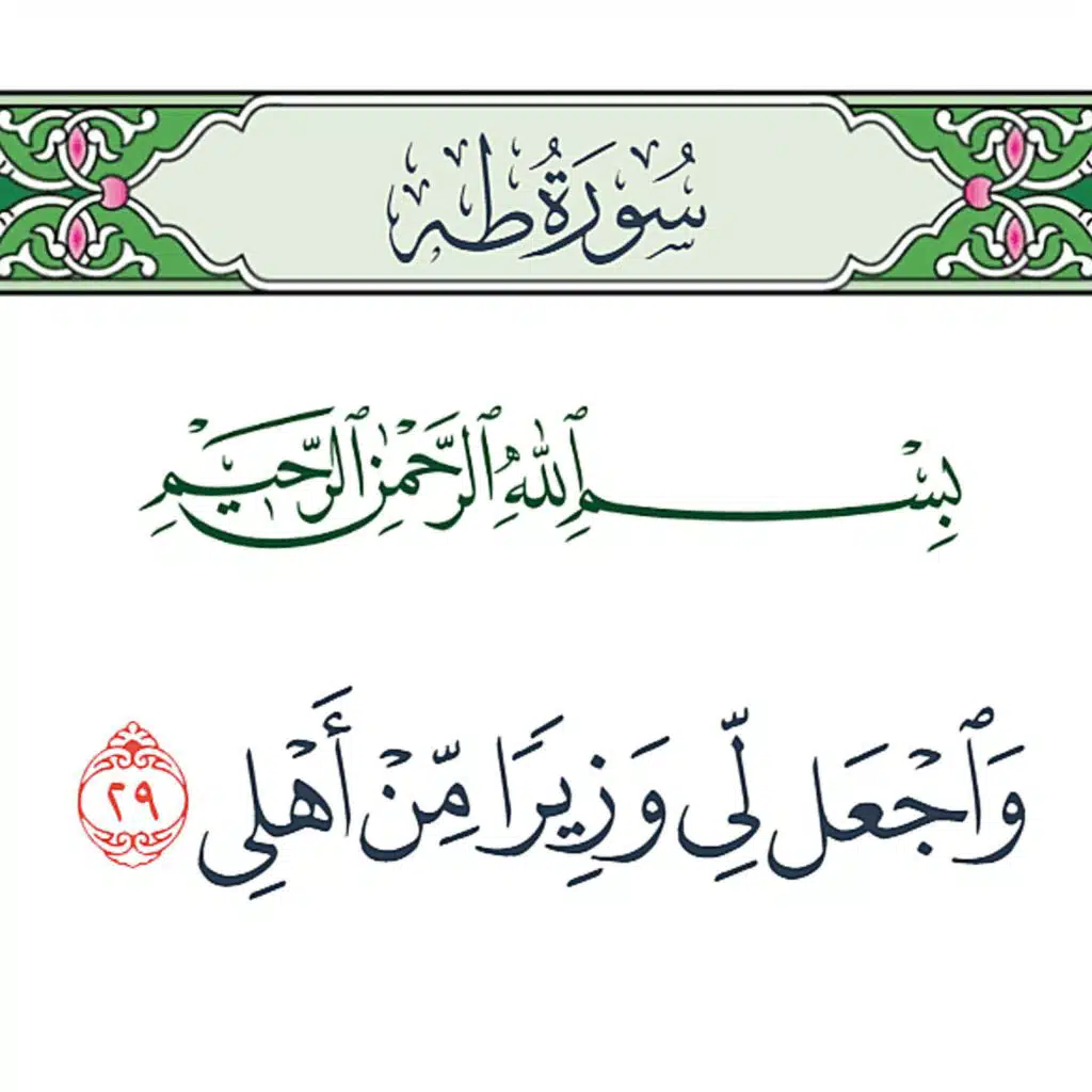 الأخ (واجعل لي وزيرا من أهلي هارون اخي)