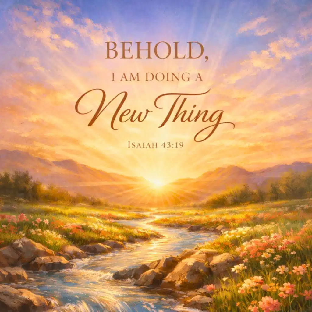 Behold, I Am Doing A New Thing