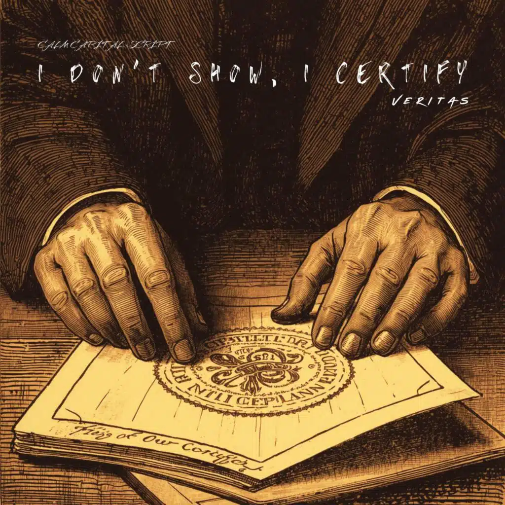 I Don’t Show, I Certify