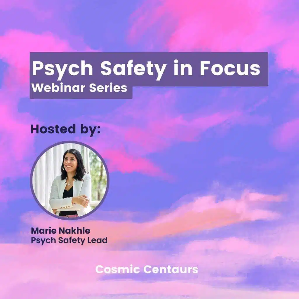 Psychological Safety in the MENA Region
