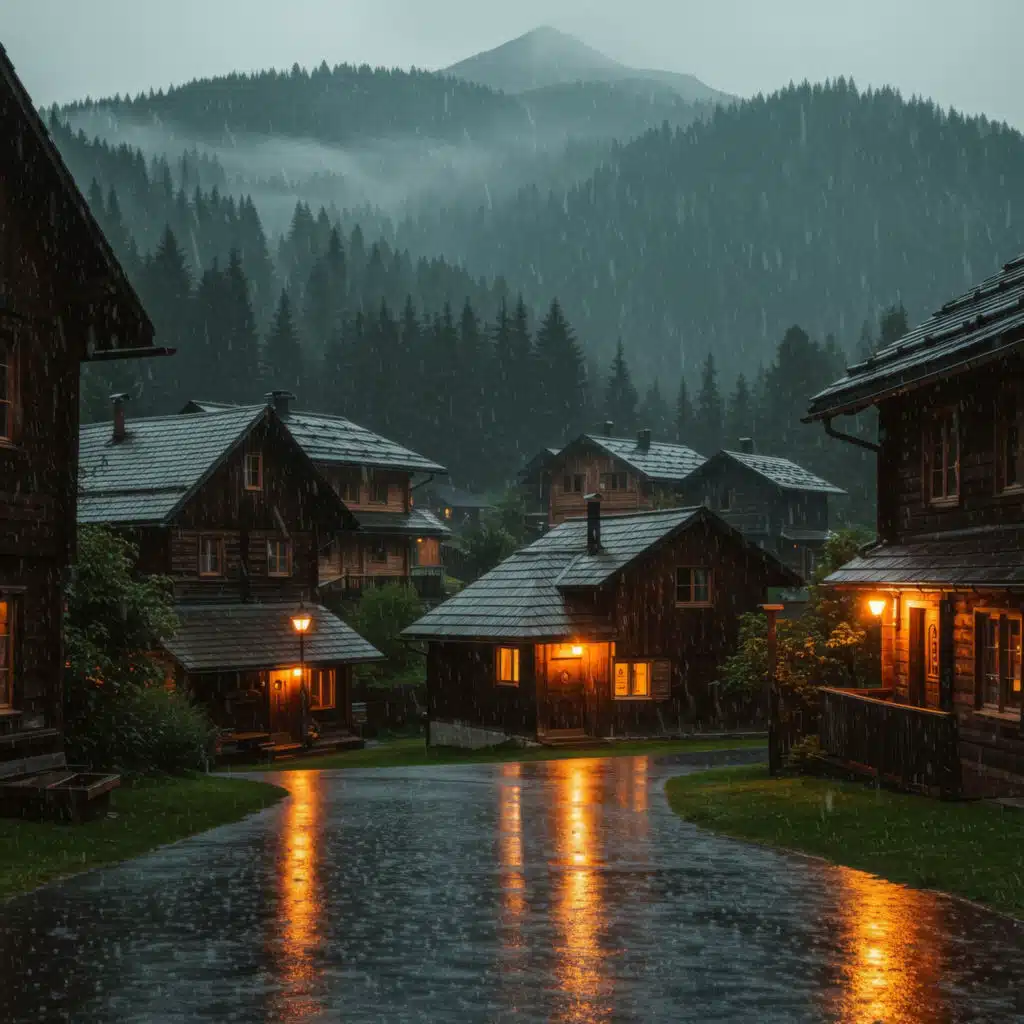 Mountain Village Rain