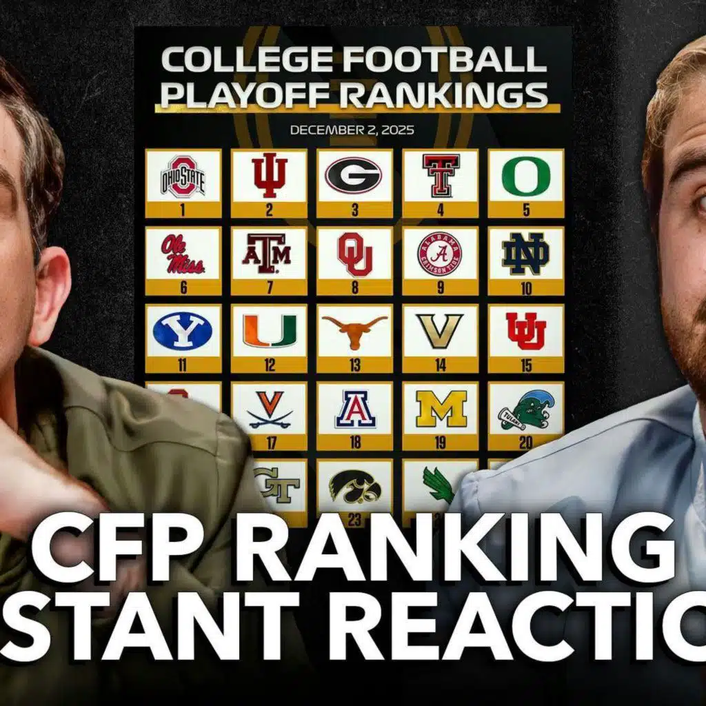 BREAKING: New College Football Playoff Ranking Instant Reaction