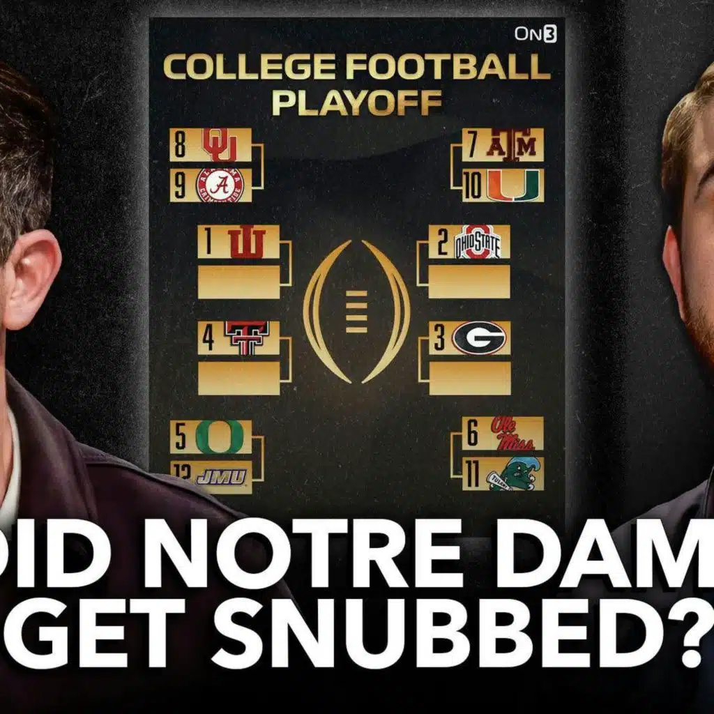 BREAKING: Final College Football Playoff Bracket Reaction | Miami Jumps Notre Dame