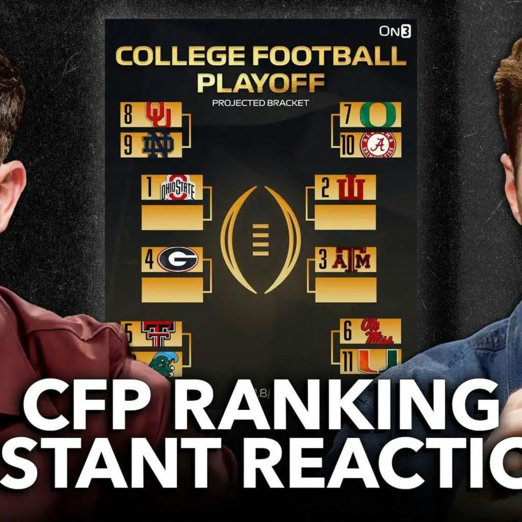 BREAKING: New College Football Playoff Ranking INSTANT REACTION | Crain & Company