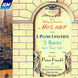 Mozart: Piano Concerto in A, K414 - Arr. Piano & String Quartet - 2. Andante