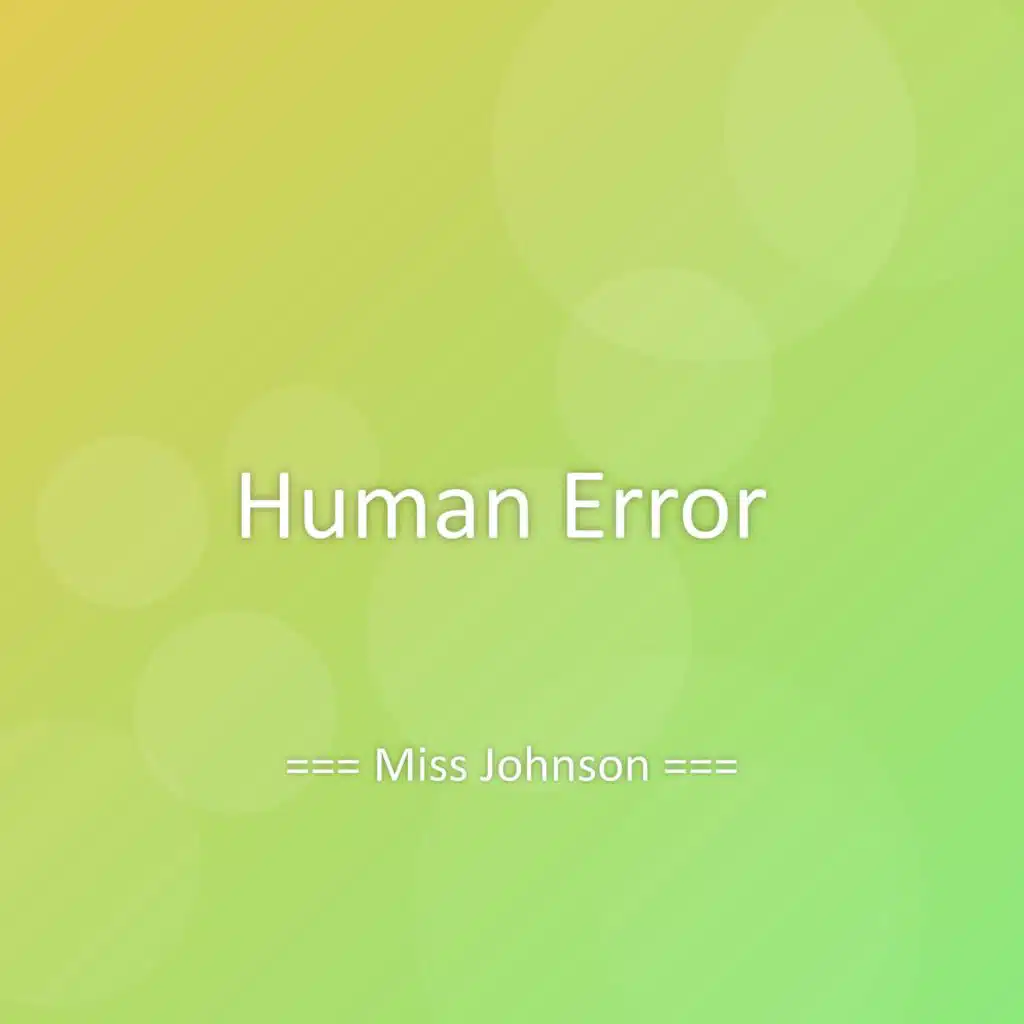 Human Error