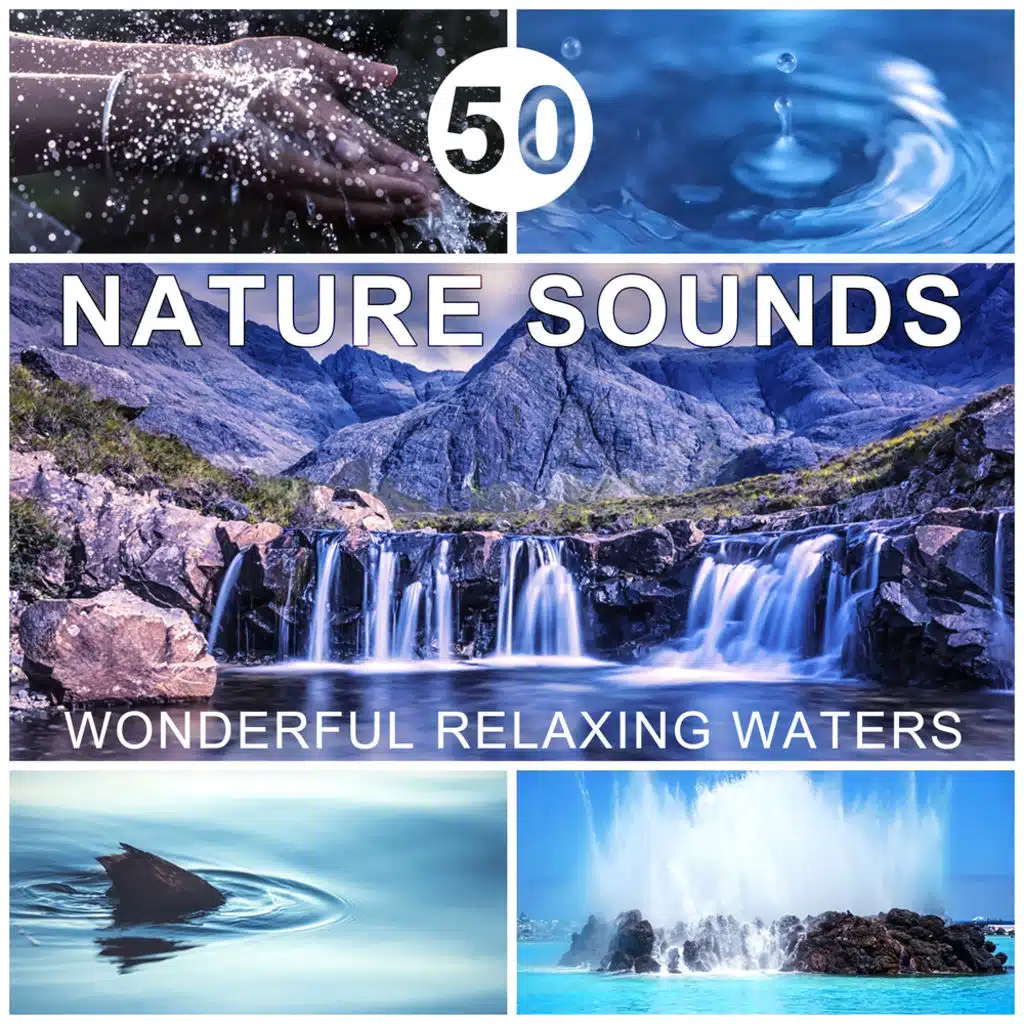 50 Nature Sounds: Wonderful Relaxing Waters - Music for Deep Sleep, Total Rest & Relaxation, Healing Power of Water, Rain, Waterfall, Stream, Sea & Ocean Sounds