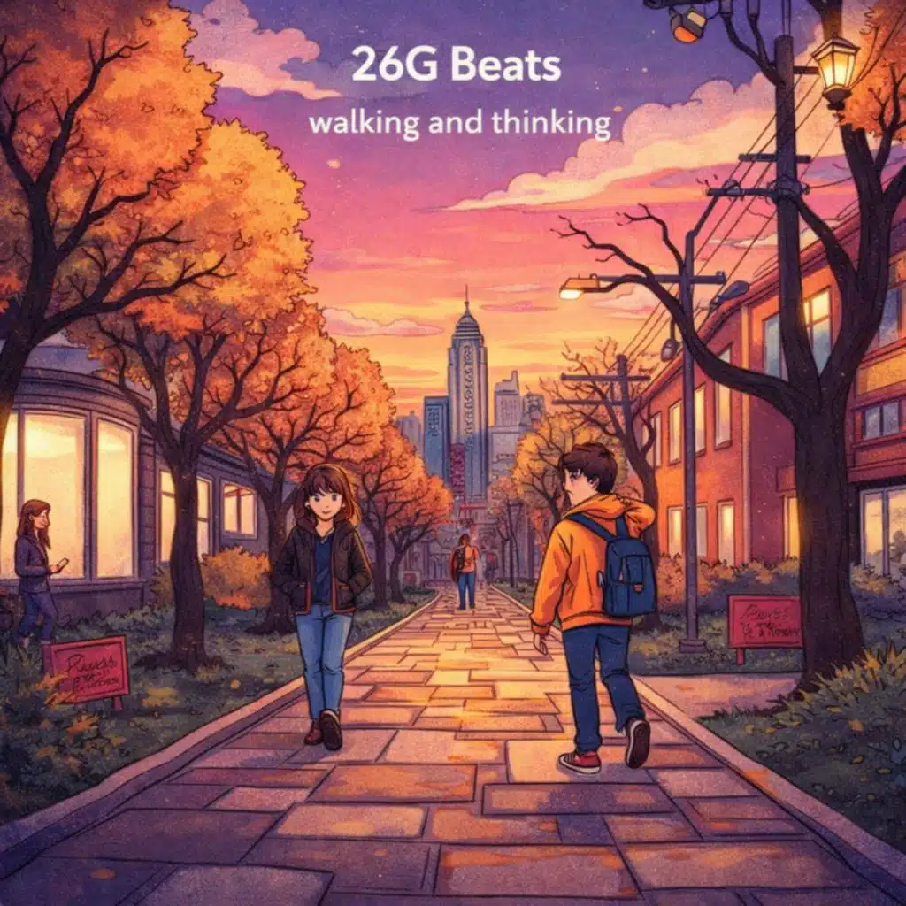 Walking and thinking beats lo-fi lofi