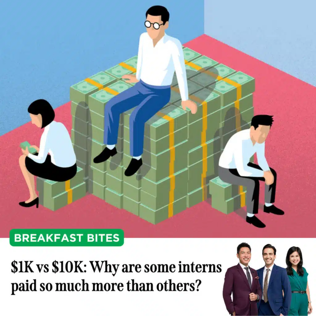 Breakfast Bites: $1K or $10K? Understanding internship pay