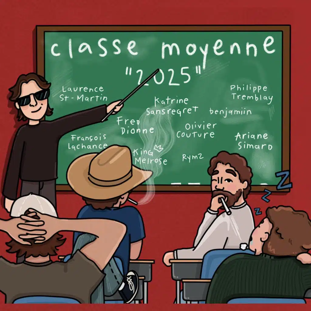 classe moyenne, Gabriel Fredette, Justin Roy, Katrine Sansregret & Zach Chico