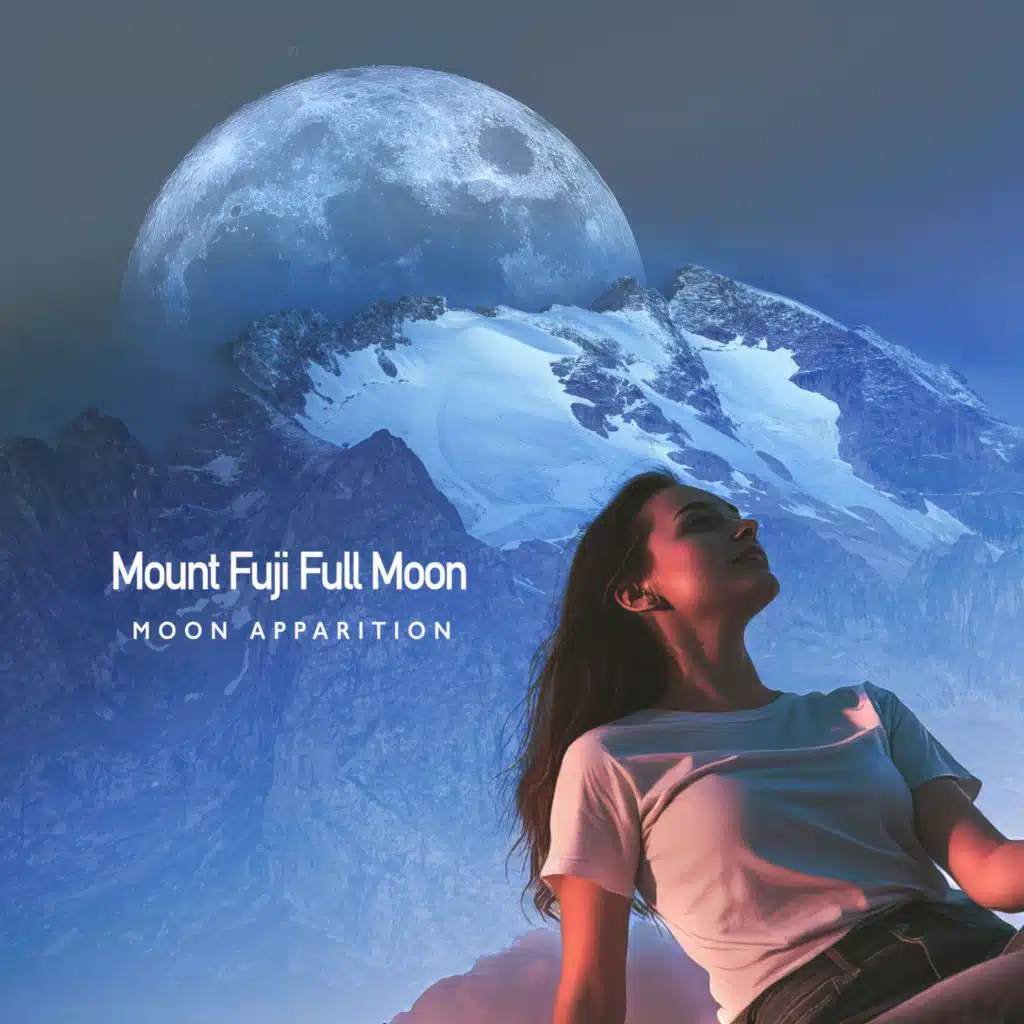 Mount Fuji Full Moon