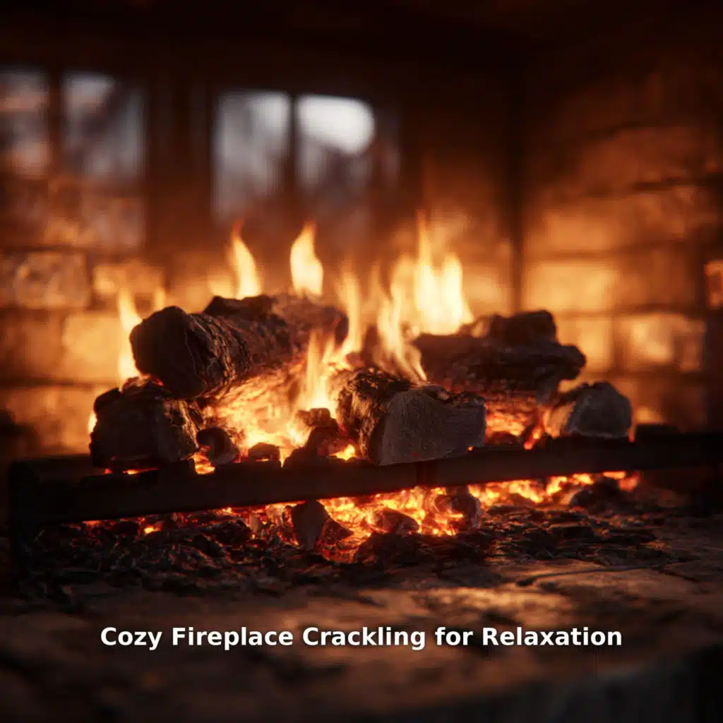Cozy Fireplace Crackling for Relaxation