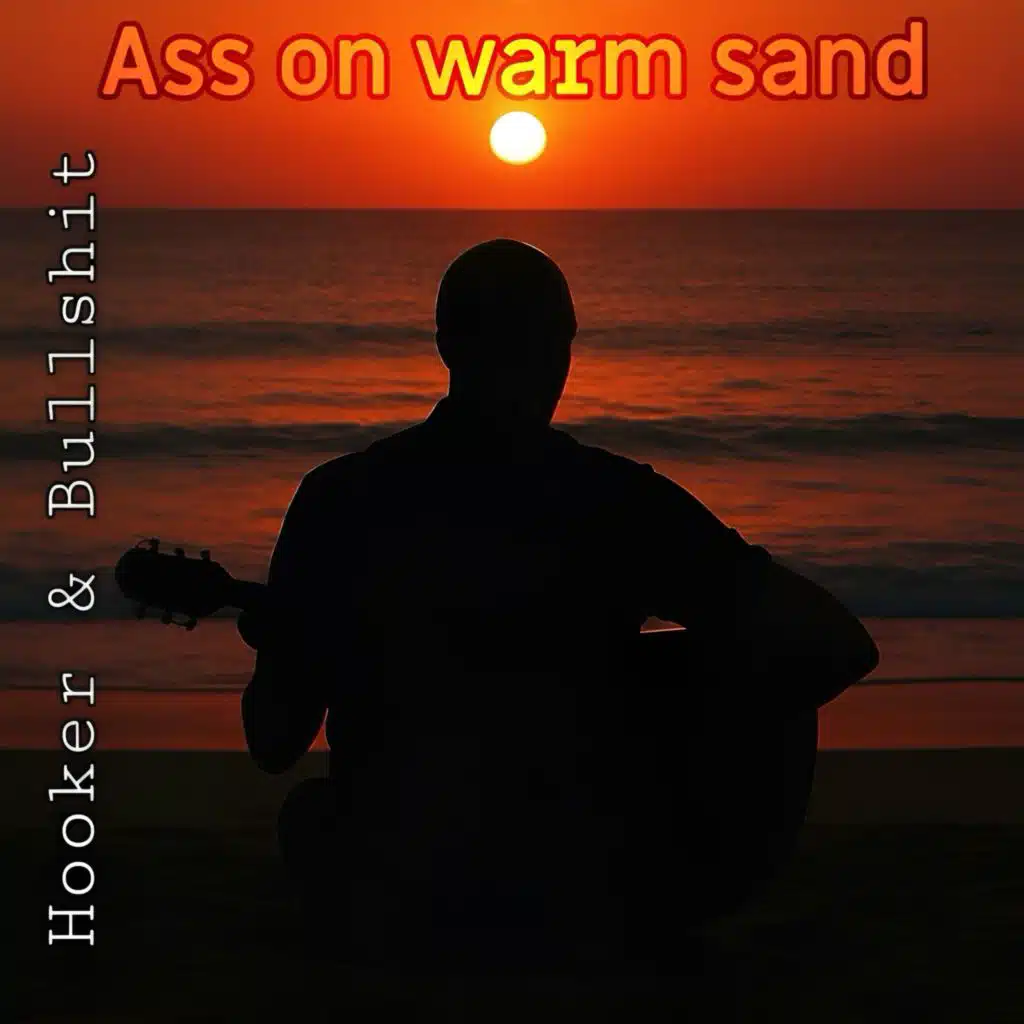 Ass on warm sand