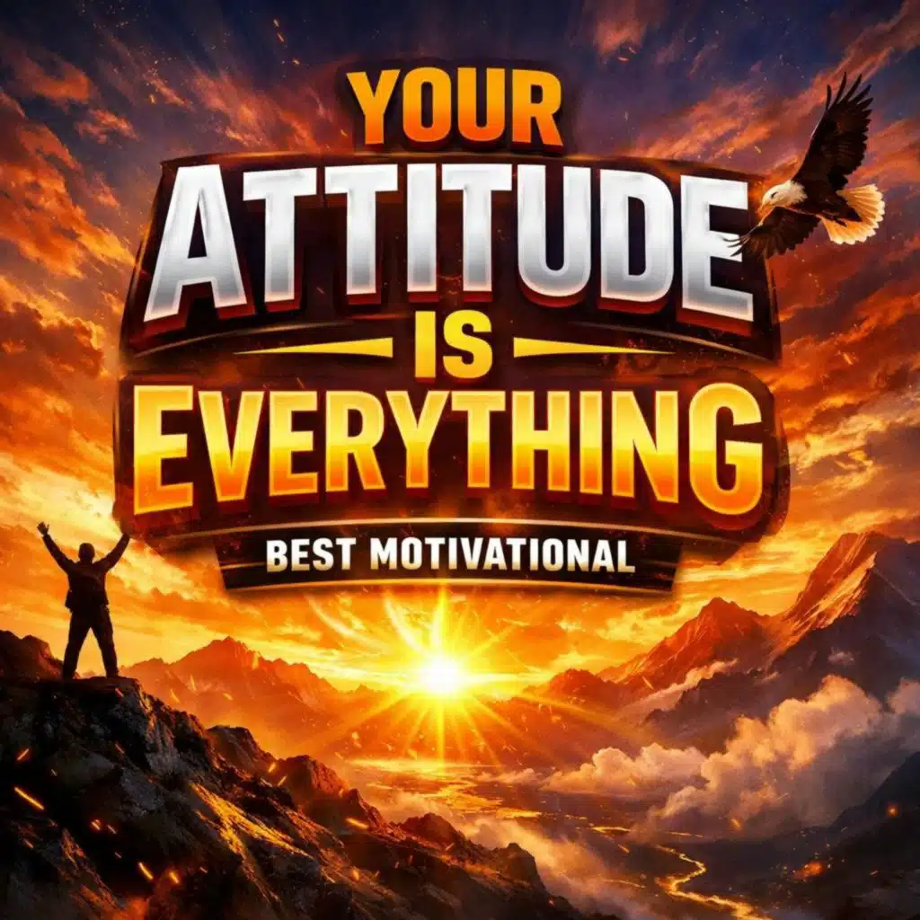 YOUR ATTITUDE IS EVERYTHING - Best Motivational