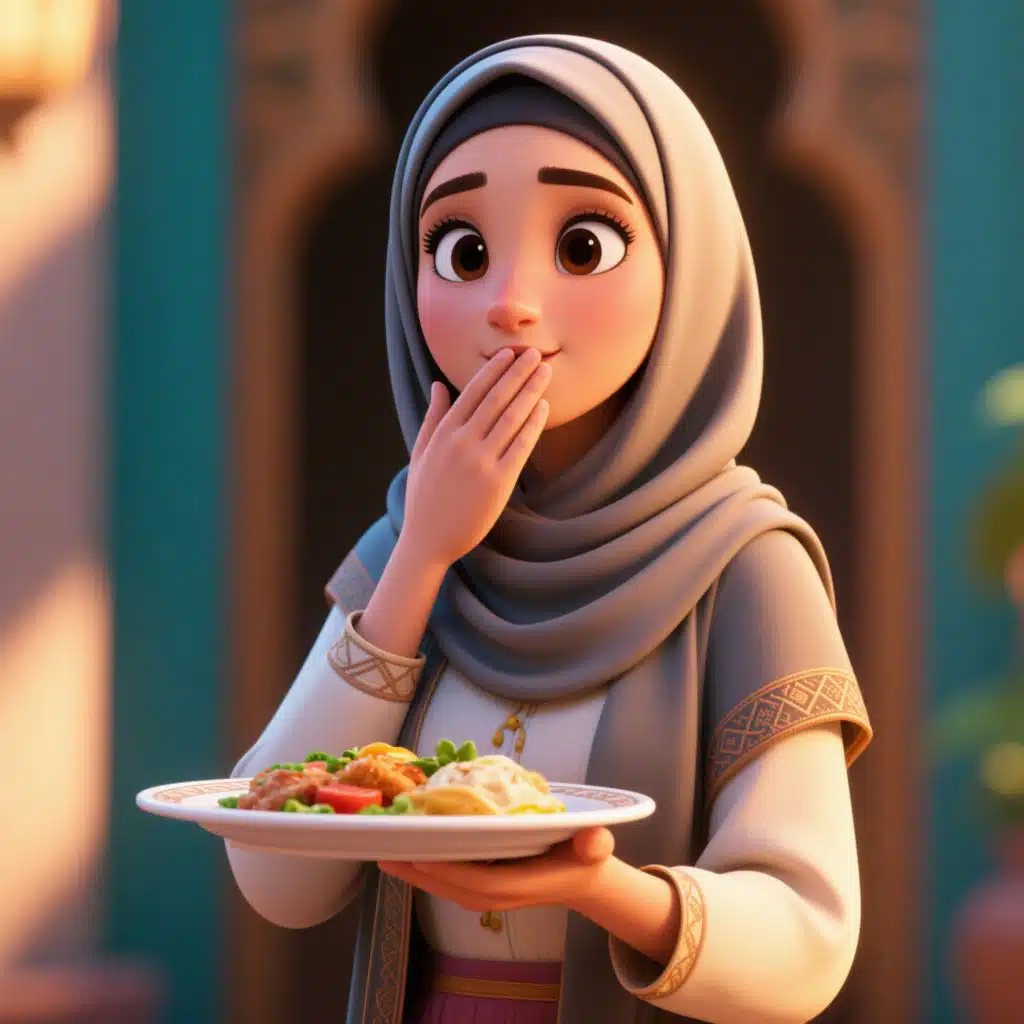 وقت الطعام اللذيذ