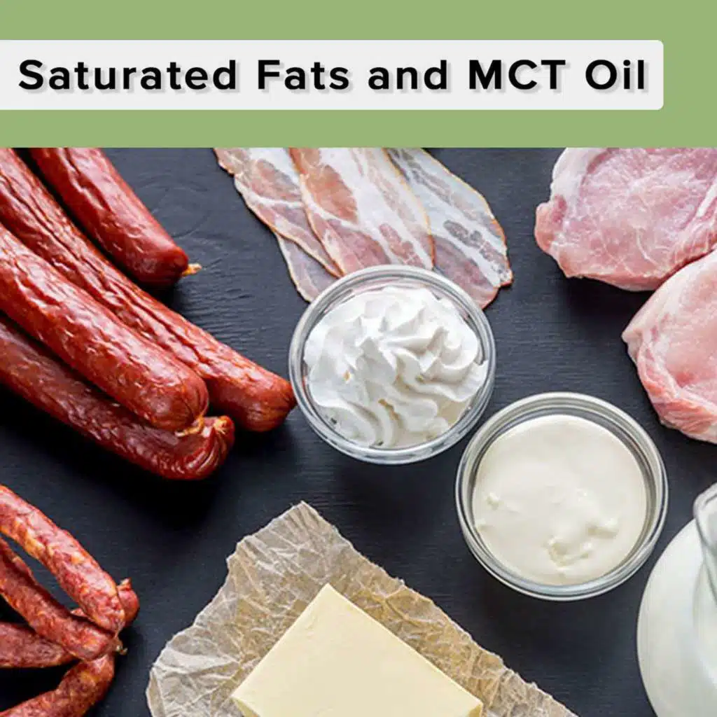 Saturated Fats and MCT Oil