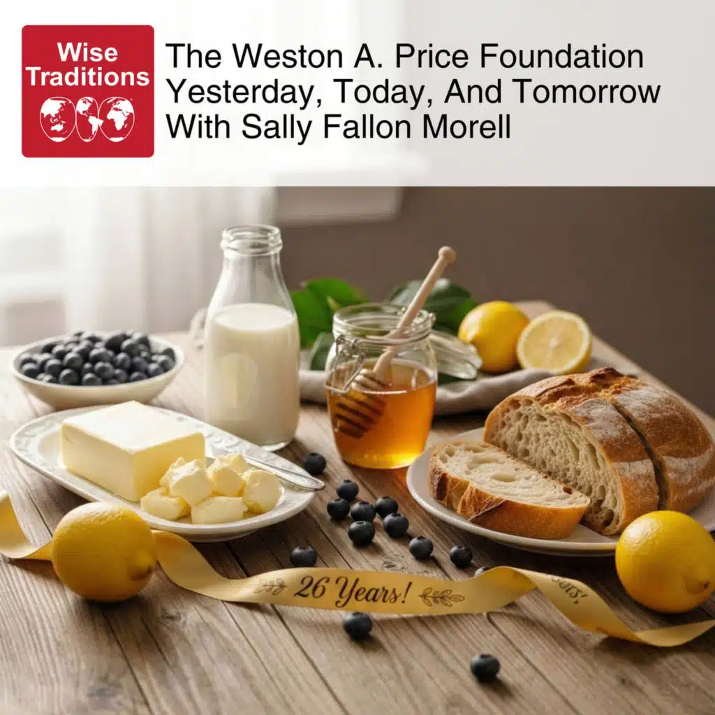 558: The Weston A. Price Foundation Yesterday, Today, And Tomorrow With Sally Fallon Morell