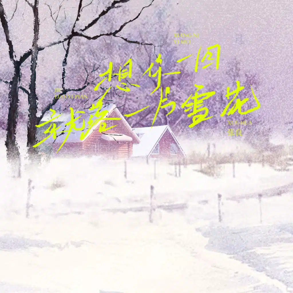 想你一回就落一片雪花