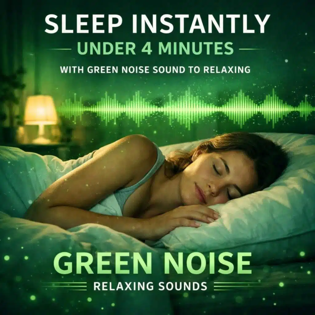 Sleep Instantly Under 4 Minutes With Green Noise Sound To Relaxing