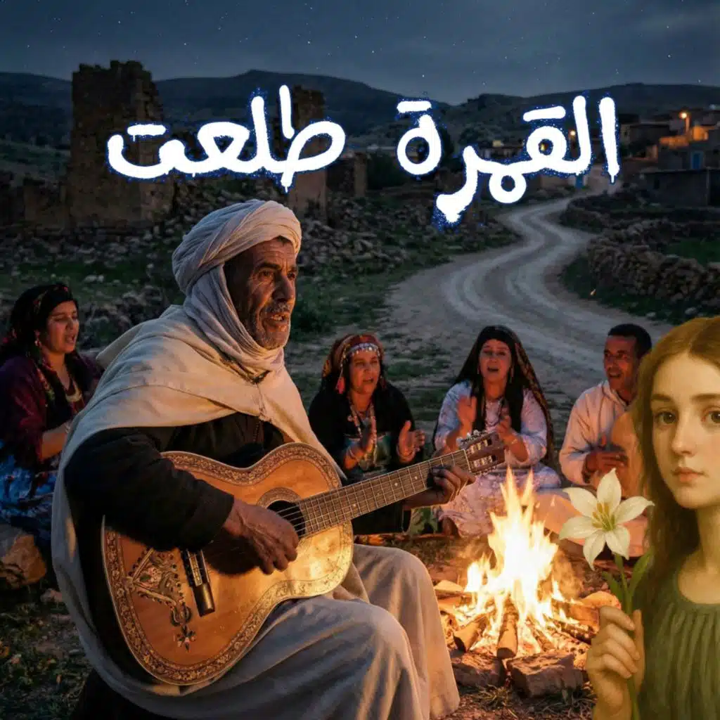 القمرة طلعت ياليلى | AlQmra Talat Ya Lila | غيتار | Guitar