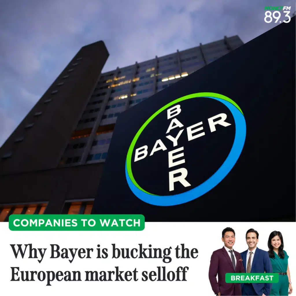Companies To Watch: Why Bayer is bucking the European market selloff