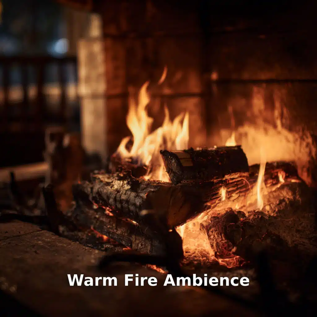 Warm Fire Ambience for Peaceful Nights