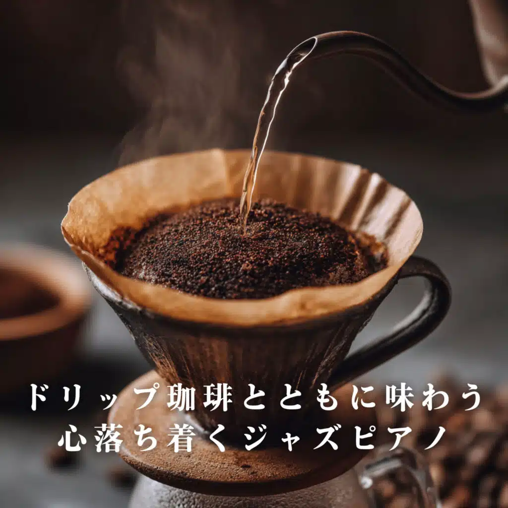 ドリップ珈琲とともに味わう心落ち着くジャズピアノ