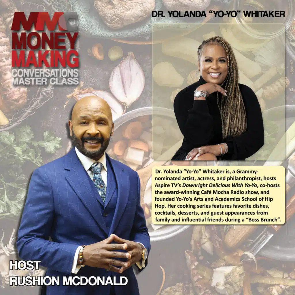 Perseverance: Yo‑Yo’s evolution as an artist and entrepreneur, personal transformation and love for cooking.