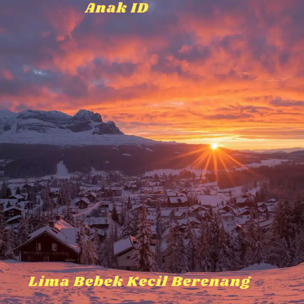 Lima Bebek Kecil Berenang