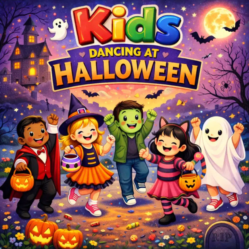 KIDS Dancing At HALLOWEEN
