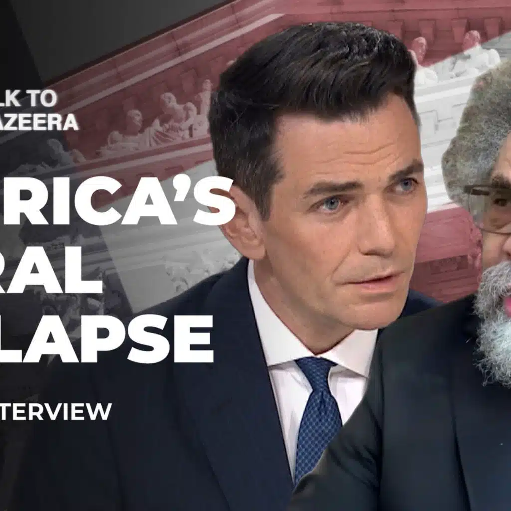 Cornel West: US is facing moral collapse and democratic decay