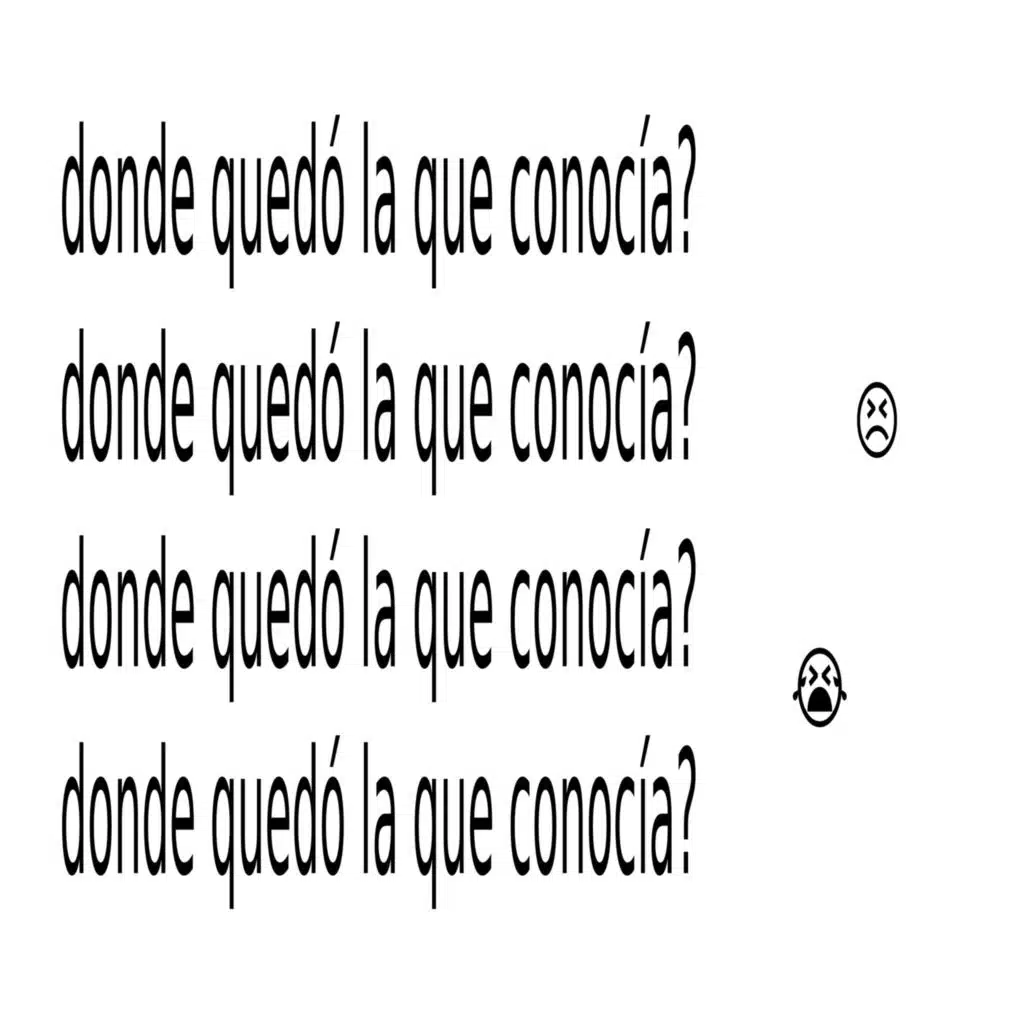 donde quedó la que conocía?