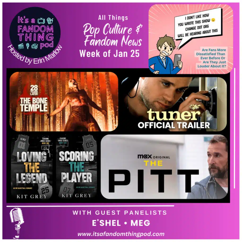 Pop Culture and Fandom News for the Week of January 25th