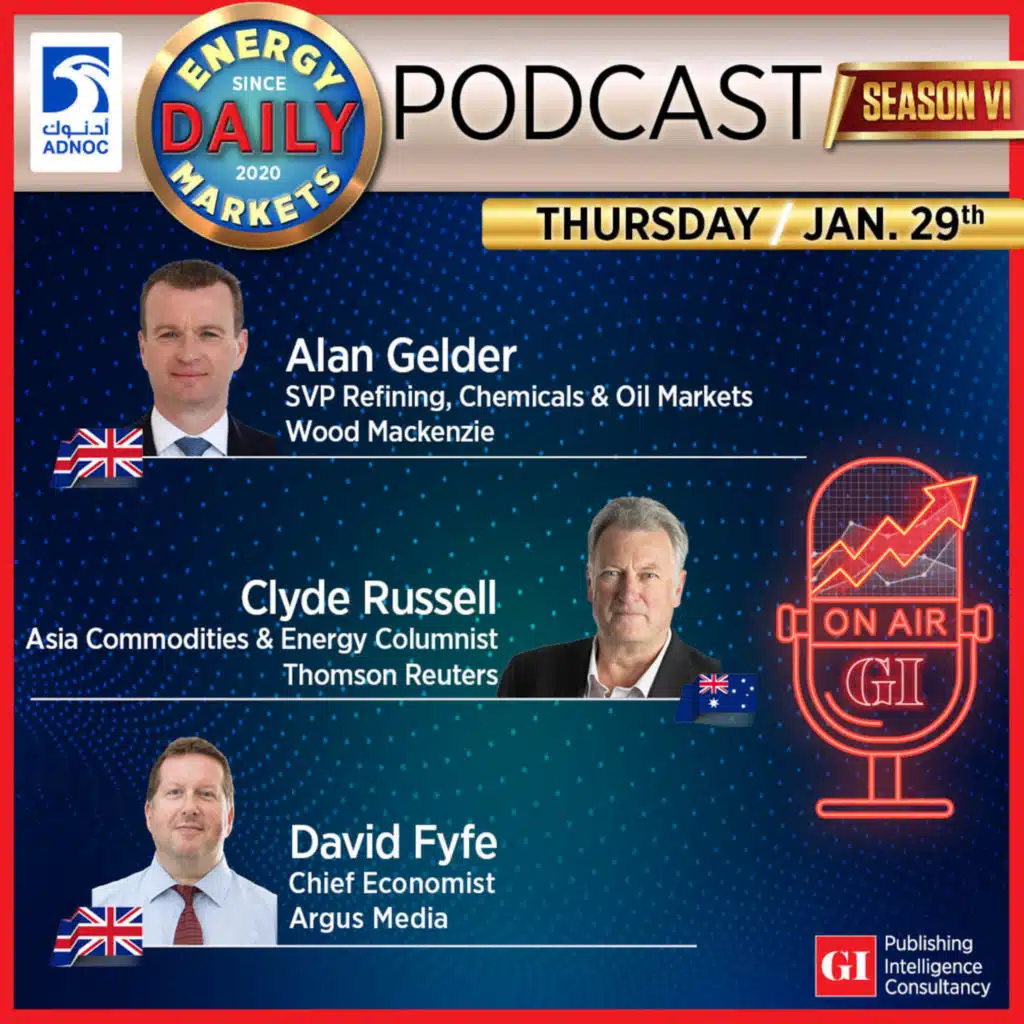 PODCAST: Daily Energy Markets - Jan 29th