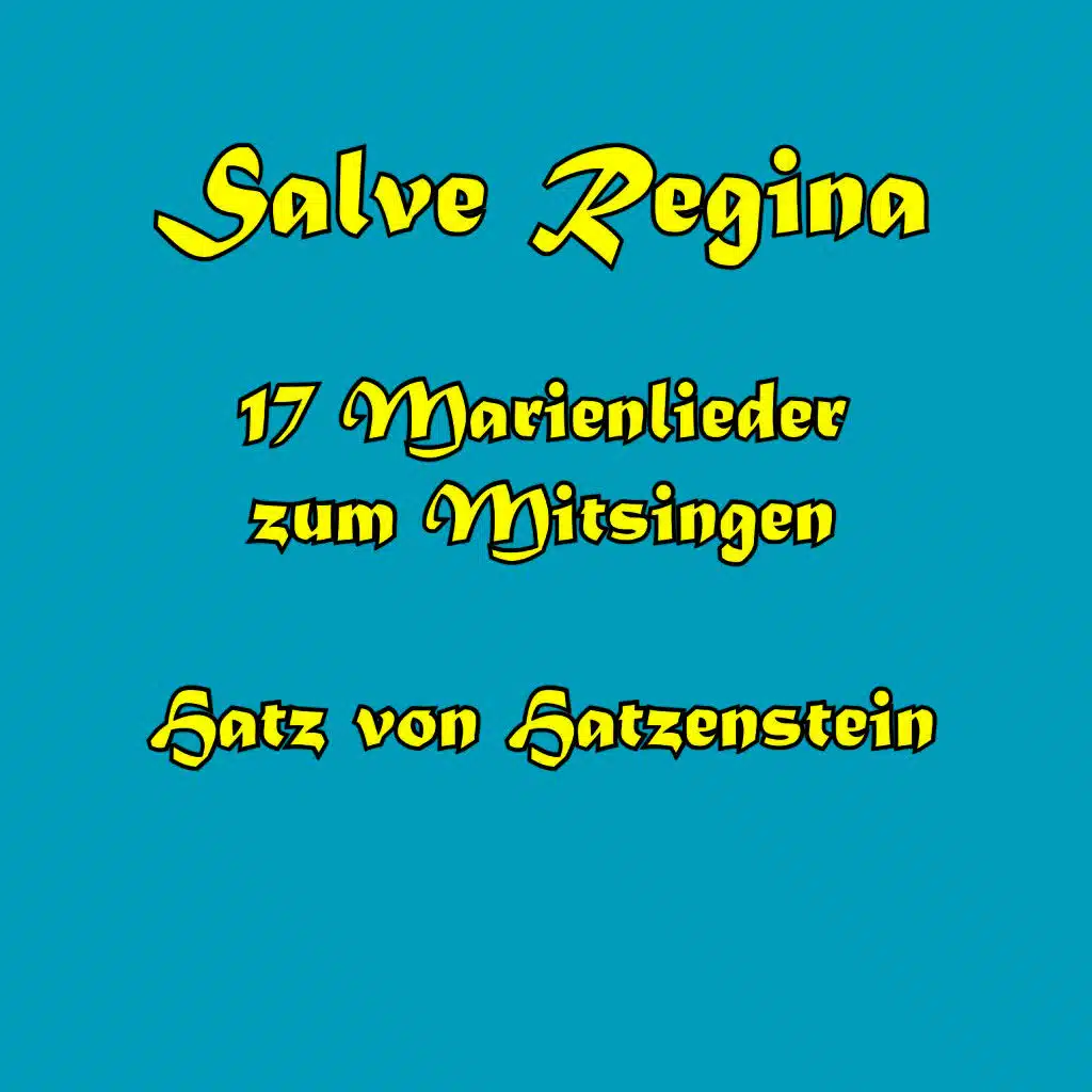 Salve Regina - 17 Marienlieder zum Mitsingen