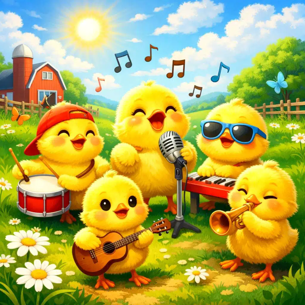 الصيصان شو حلوين