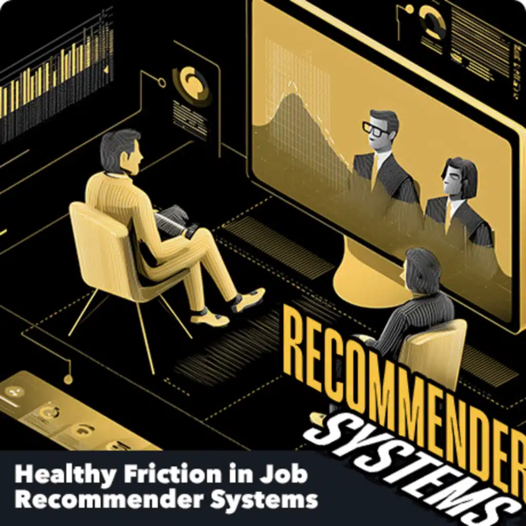 Healthy Friction in Job Recommender Systems