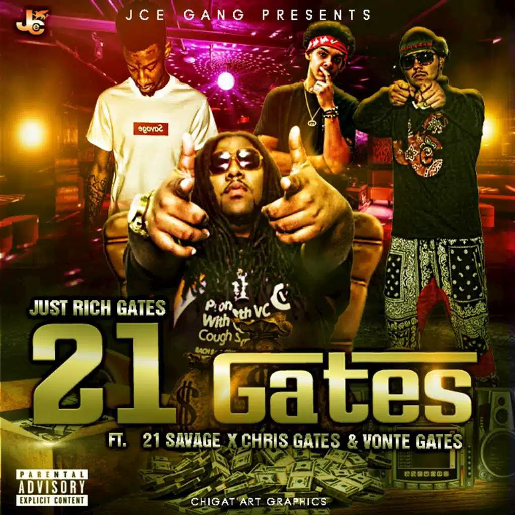 21 Gates (feat. 21 Savage, Chris Gates & Vonte Gates)