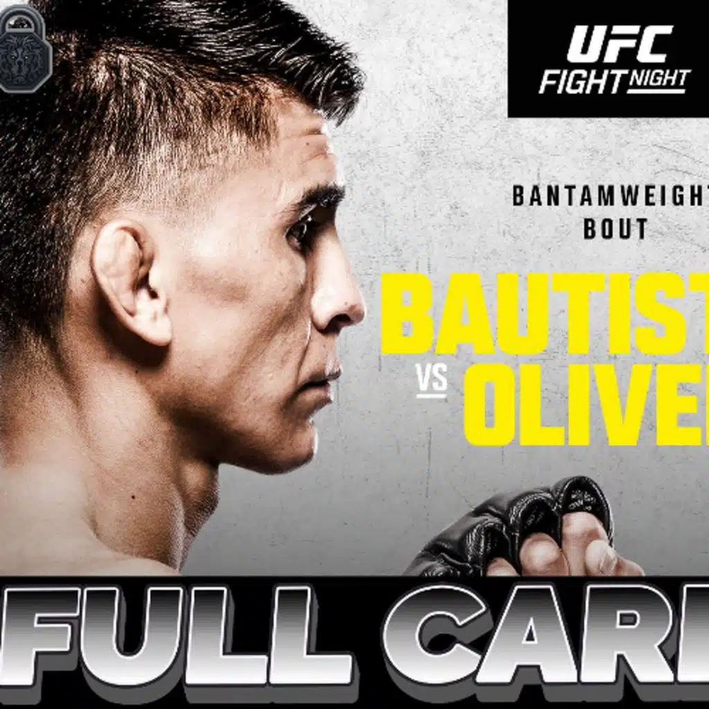 UFC Vegas 113 Full Card Picks & Predictions | Bautista vs Oliveira | The MMA Lock-Cast #359
