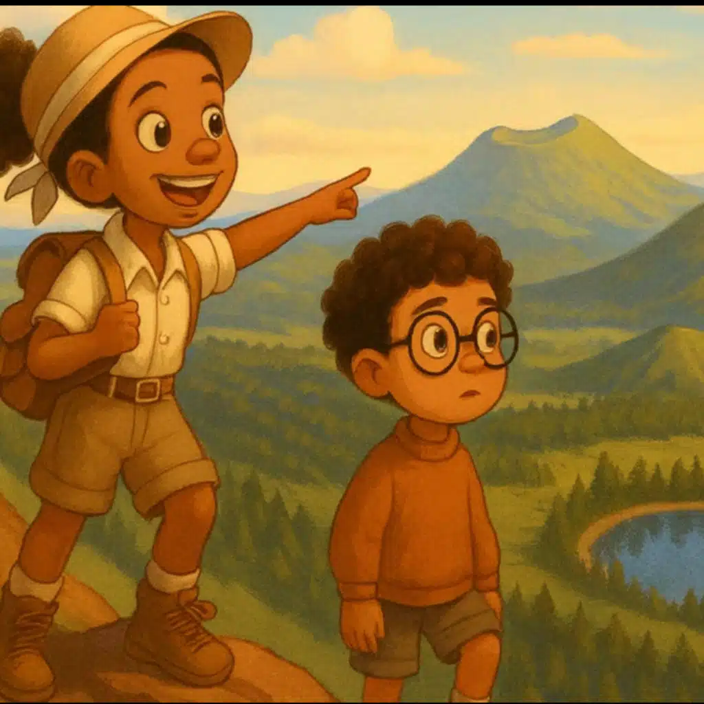 Les aventures de Zoé et Eliott, épisode 7 : Sur la piste d'une source volcanique 🌋