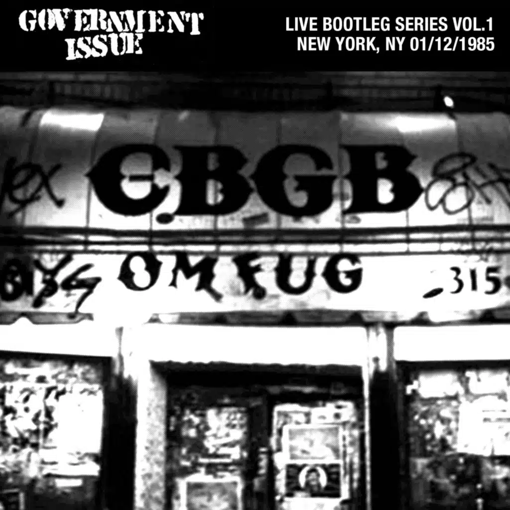 Live Bootleg Series Vol. 1: 01/12/1985 New York, NY @ CBGB