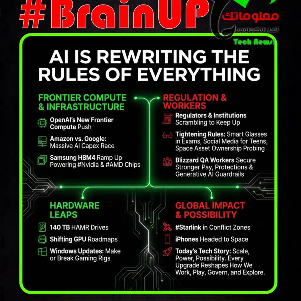 #BrainUp كبر دماغك اخبار التكنولوجيا اليوم 6 فبراير 2026