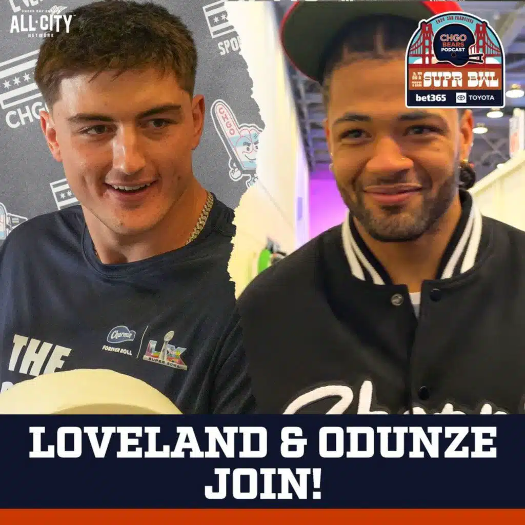 BEARS AT SUPER BOWL: Colston Loveland, Rome Odunze Discuss Next Steps in Development | CHGO Bears