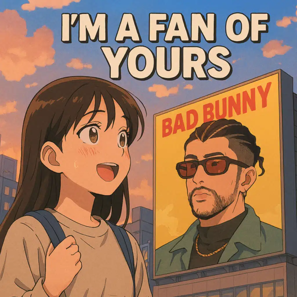Bad Bunny, I'm a fan of yours