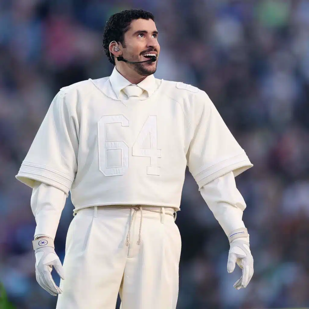 Puerto Rico takes the field at the Bad Bunny Super Bowl